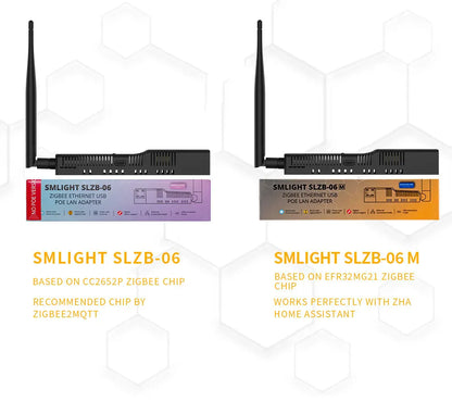 SMLIGHT SLZB-06/M/P7 Zigbee 3.0 to Ethernet,USB,and WiFi gateway coordinator with PoE,works with Zigbee2MQTT,Home Assistant,ZHA - ALPENZO