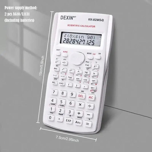 1pc Engineering Scientific Calculator 2 Line Function Calculator Fraction Calculator Statistic Calculator For School Calculator ALPENZO