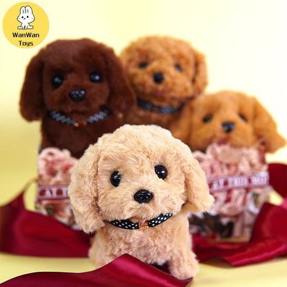 Electric plush toy pet puppy children men and women birthday holiday gifts cute teddy dog hot sale ALPENZO