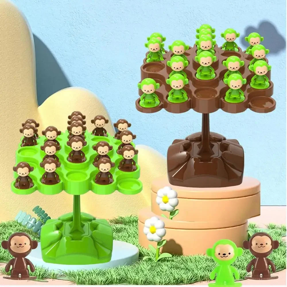 Creative Balancing Tree Toy Digital Monkey Balance Scale Educational Number Board Game Kids Learning Toys Montessori Math Toy ALPENZO
