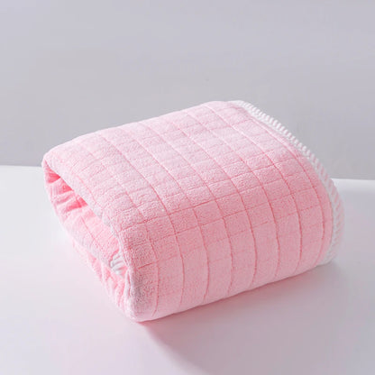 Square Spiral Bath Towel Designer Solid Color Quick Drying Water Absorbing Dry Hair Household And Daily Use Soft Square-Towels - ALPENZO
