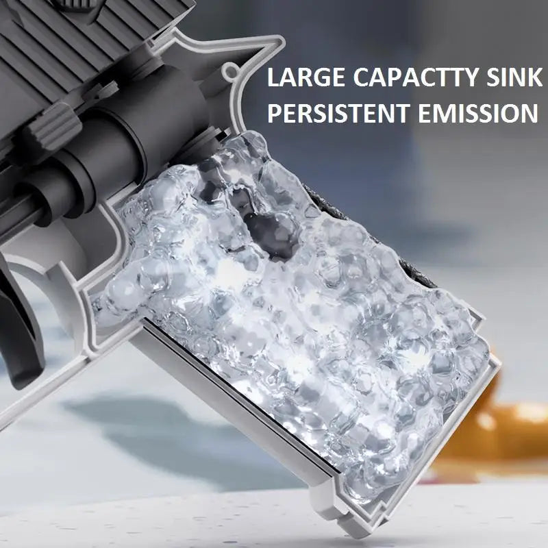 Hot Mini Desert Eagle Mechanical Continuous Firing Water Gun Shooting Game Summer Outdoor Beach Toy Gun for Children Boys Gifts ALPENZO