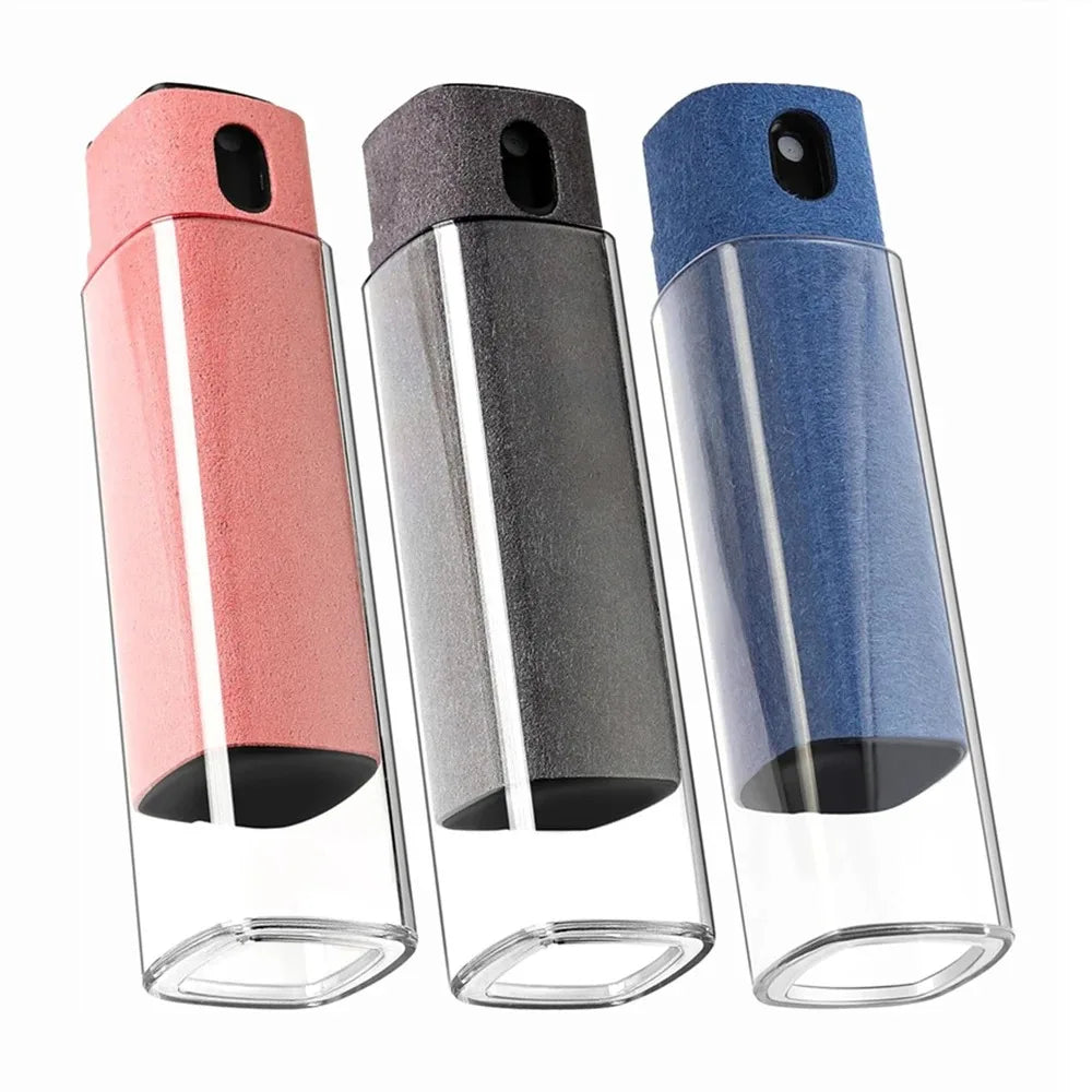 Microfiber Screen Cleaner Spray Bottle Set Mobile Phone Ipad Computer Microfiber Cloth Wipe Iphone Cleaning Glasses Wipes - ALPENZO