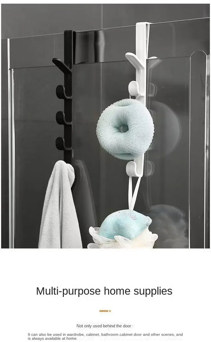 Behind the Door Coat Hook Hanger behind the Door Cabinet Wardrobe Dormitory Door Hook Storage Rack