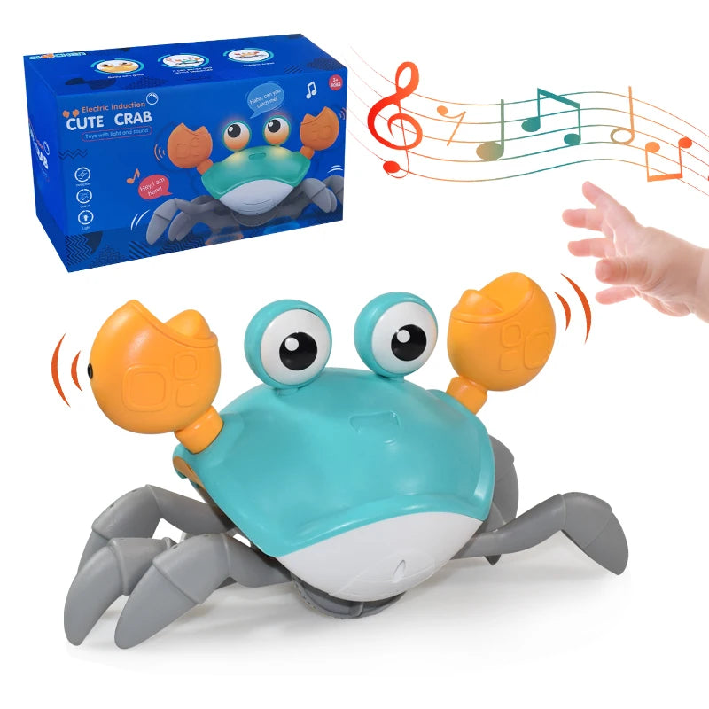 Baby Crawling Toy Kids Induction Escape Crab Octopus Baby Pets Musical Toys Electronic Educational Toddler Moving Toy for Kids ALPENZO
