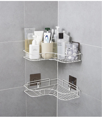 Iron Triangle Rack For Kitchen Bathroom Storage Rack Thickened Love Corner Rack Storage Rack Durable - ALPENZO