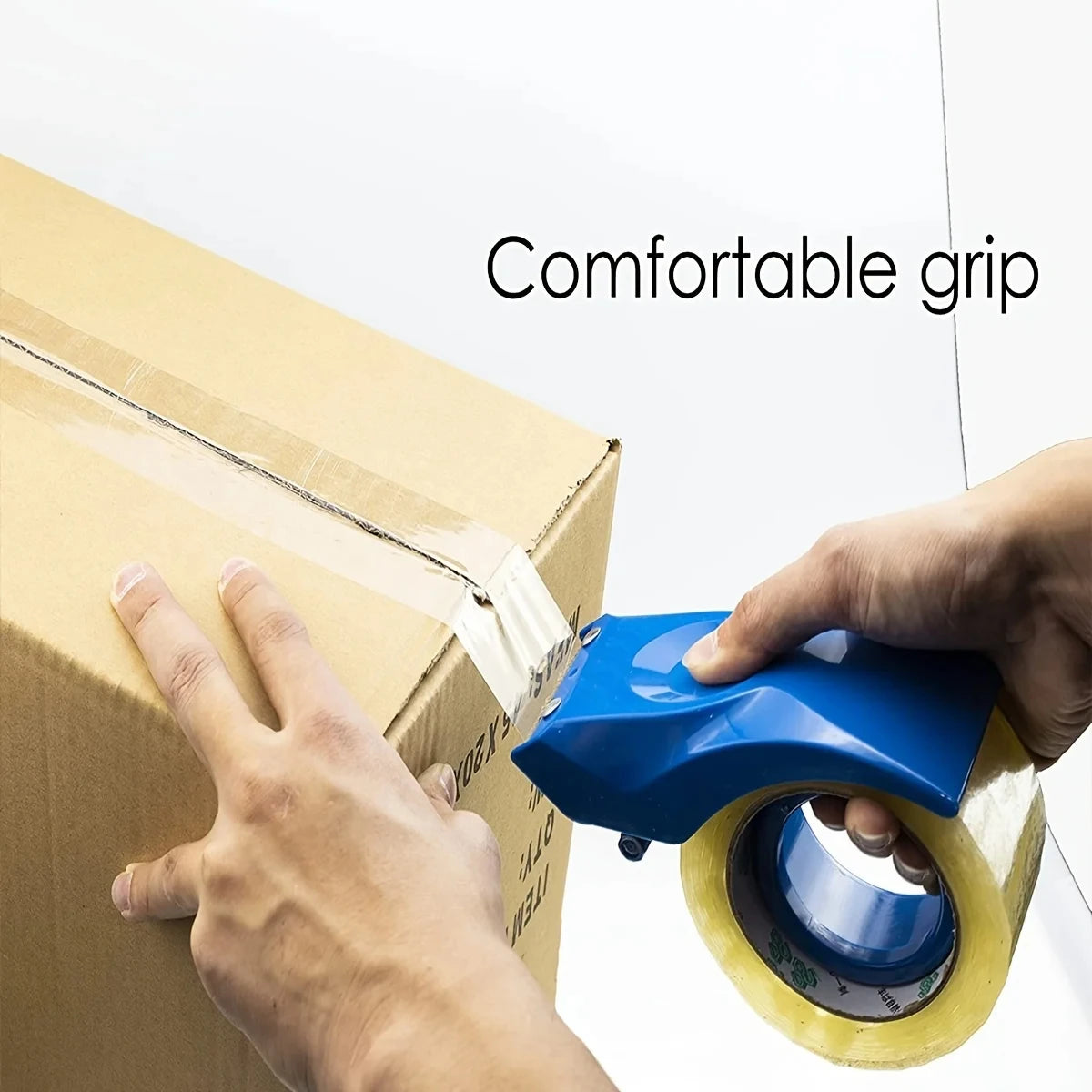 Heavy Duty Shipping Tape Dispenser,Reusable, Replaceable, Eco-Friendly Master Piece Dispenser for Pros with Patented 10° Sloped ALPENZO