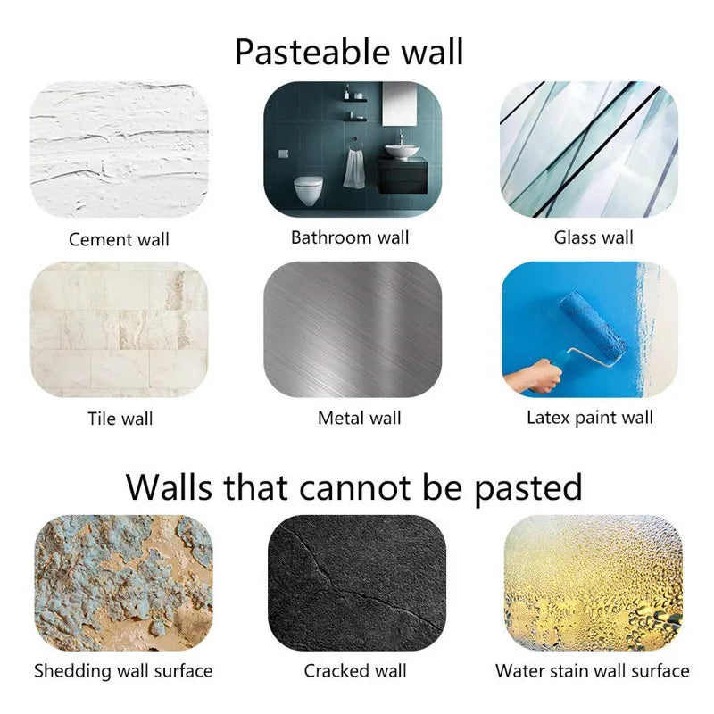 Transparent Acrylic Double-Sided Adhesive Tape Strong Adhesive Patch Waterproof No Trace High Temperature Resistance ALPENZO