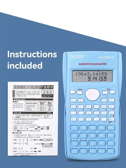 Multifunctional Scientific Calculator Student Simple Portable Big Screen Function Calculator Stationery School Office Supplies ALPENZO