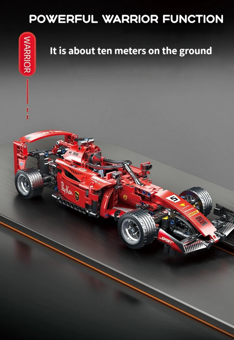 ToylinX F1 RC Race Cars Building Sets MOC Remote Control Car Building Blocks Cool Collectible Model Car Kits Building Toys ALPENZO