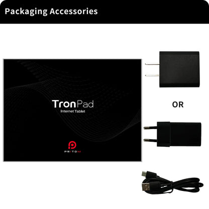 PRITOM 10 Inch Tablet PC with SIM Slot Android 13 64 GB Quad Core Touch Screen WiFi GPS Support 3G Phone Call - ALPENZO