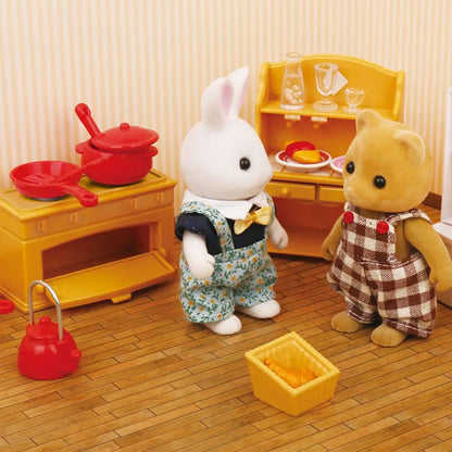 Forest Animal Family Dollhouse Furniture 1/12 Miniature Toys Girl Dolls Accessories Bedroom Bathroom Dollhouse Kit For Dolls ALPENZO