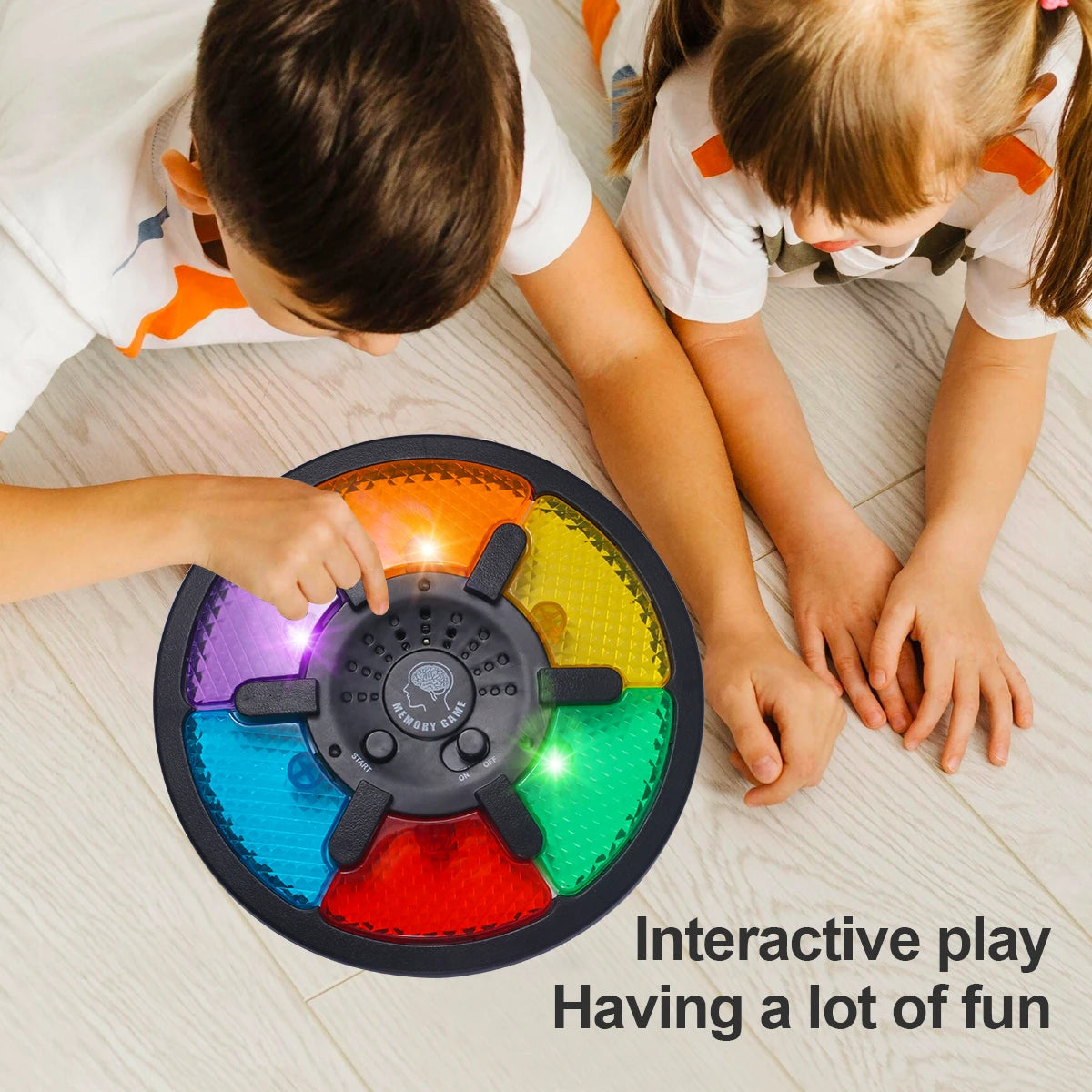 Memory Game Machine Handheld Electronic Memory Game with Light and Sound Puzzle Creative Interactive Game Toy Memory Training ALPENZO