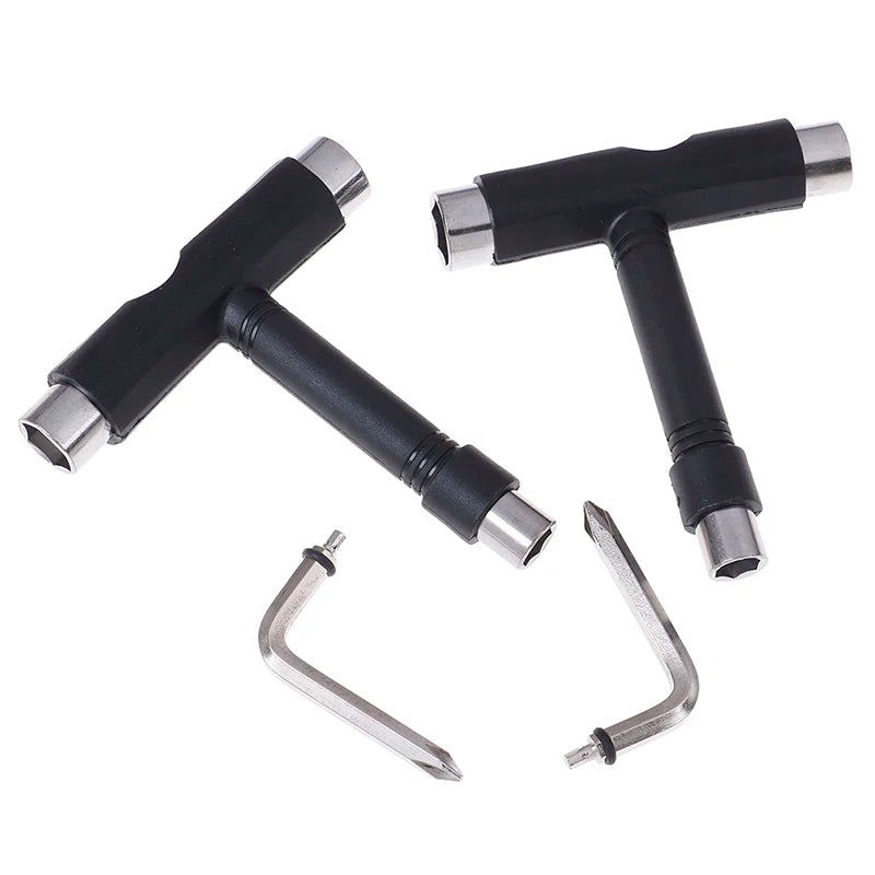1pcs Skateboard Roller Skate T Tool MultiFunction All In One Wrench High Qulity Repair Tool New Hot Sale