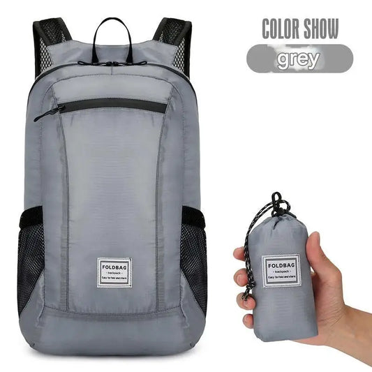 Outdoor Ultra-light Travel Portable Folding Backpack Waterproof Skin Storage Bag Mountaineering Leisure Sports Backpack
