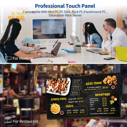 TouchWo 21.5 27 32 Inch Hdmi Touch Screen Pc Touchscreen Monitor Android11/Window 10 Tablet Industrial All In One Pc With Wifi - ALPENZO