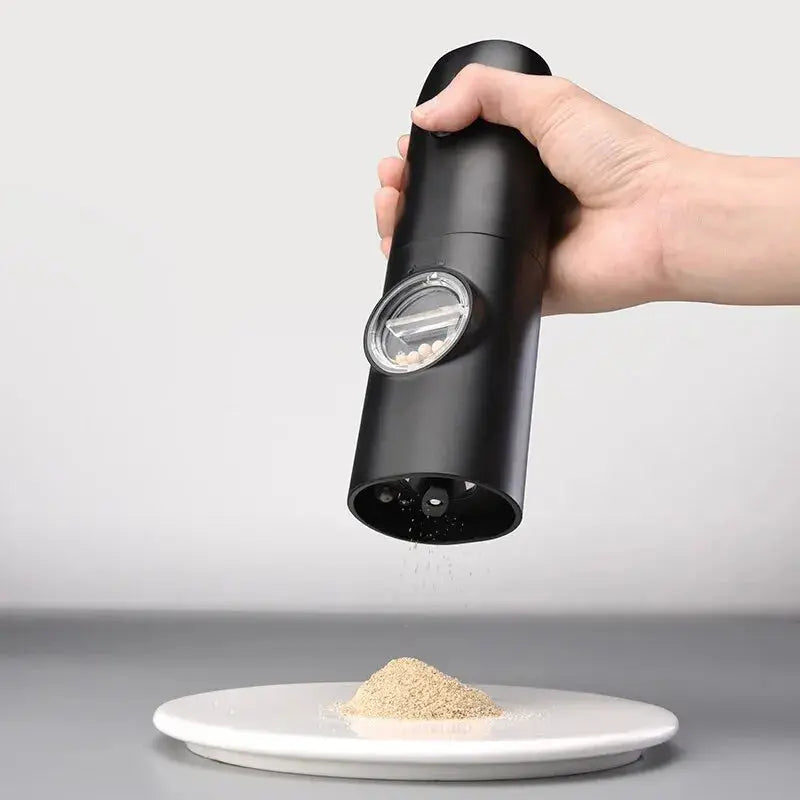 Rechargeable USB Electric Automatic Salt and Pepper Grinder Set Gravity Spice Mill Adjustable Spices Grinder Kitchen Tools - ALPENZO