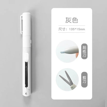 Mini Colorful Folding Scissors , Hand Tent Cutting, Mini Engraving Knife, Scissors, Paper Trimming Utility Knife ALPENZO