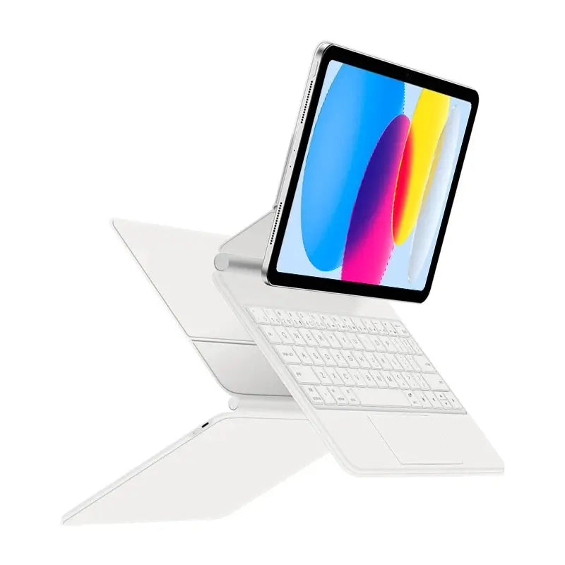 Magic Keyboard for iPad Pro 11 12.9 Air 4 Air 5 for iPad 10th Generation Pro 12.9 6th 5th 4th 3rd Gen Smart Cover Magnetic Case - ALPENZO