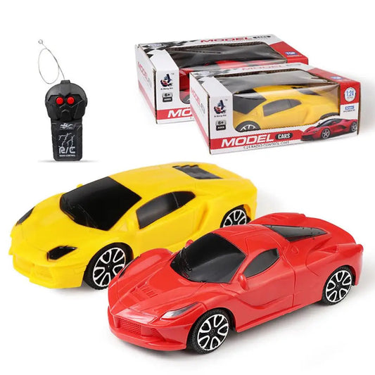 1PC Simulation Remote Control Car Random Color Model Electric 2-way Rc Sports Car Toy For Boys Girls Birthday Gifts Random Color ALPENZO