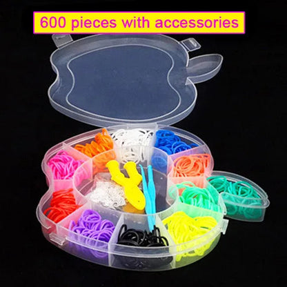 Pantone Color Western European Style Rubber Band Rainbow Knitting Machine Bracelets Loom Bands Arts & Crafts, DIY Toys ALPENZO