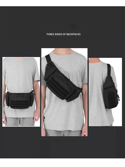 OPHIDIAN Multifunctional waist bag Outdoor cycling storage bag Portable invisible waist hanging gun bag accessory bag