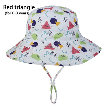 Outdoor Beach Hat Summer Baby Sun Hat for Girls Boys Kids Bucket Cap 0-8 Years ALPENZO