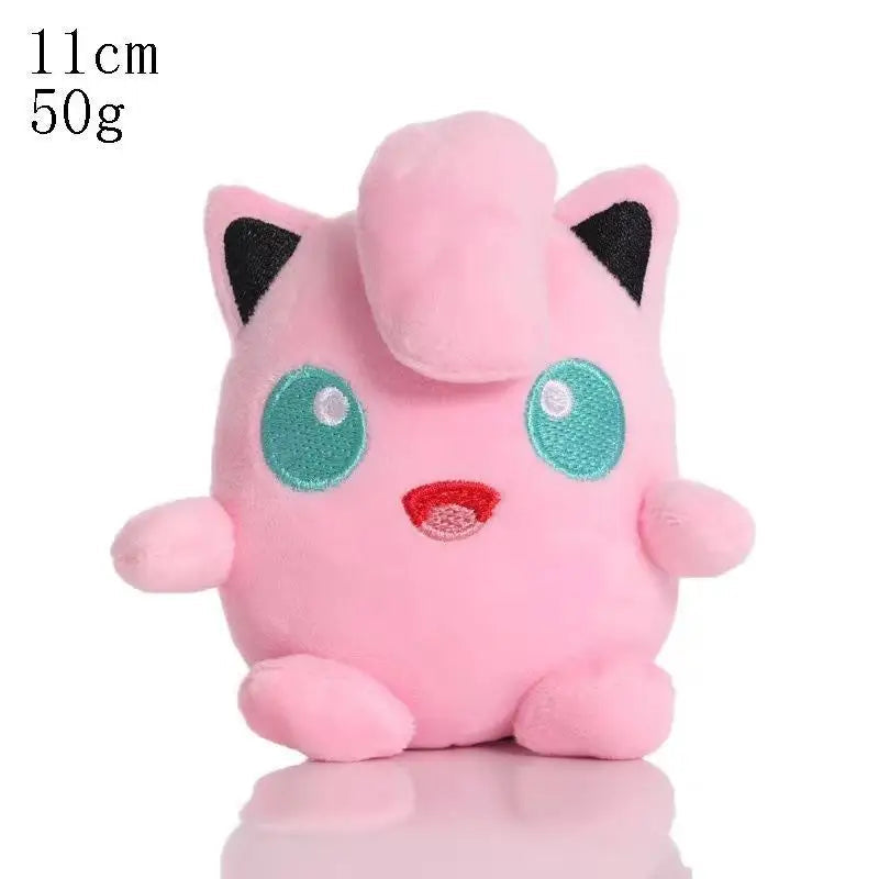Clearance_Original Pokemon Plush Keychain Cartoon Toys Pikachu Charmander Psyduck Squirtle Snorlax Wobbuffet Doll Kids Kawai Toy ALPENZO