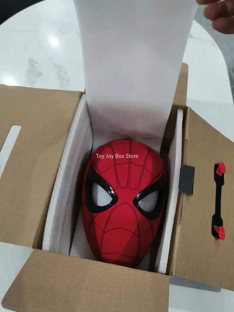 New Spider-man:no Way Home Spider Man Mask Luxury Helmet Rechargeable Remote Eyes Movable Mask Cosplay Decoration Gift Toys ALPENZO