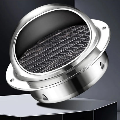 Stainless Steel Wall Ceiling Air Vent Ducting Ventilation Exhaust Grille Cover Waterproof Outlet Heating Cooling Vents Cap - ALPENZO