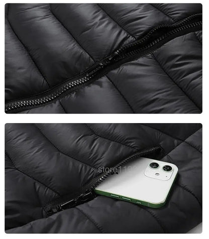Heated Jacket 21 Areas /2 Areas Winter Men's Women's skiing Jacket USB Electric Heating Jacket Heated Vest Moto Thermal Clothes