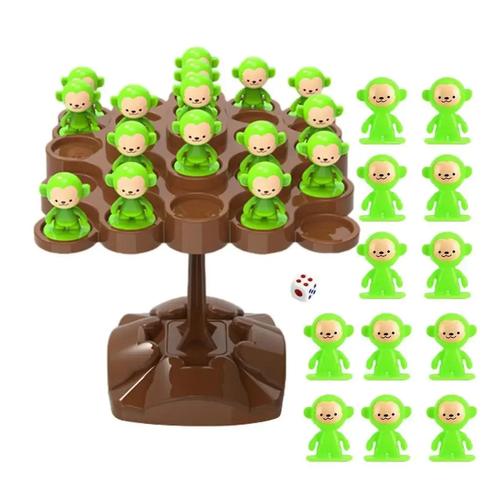 Creative Balancing Tree Toy Digital Monkey Balance Scale Educational Number Board Game Kids Learning Toys Montessori Math Toy ALPENZO