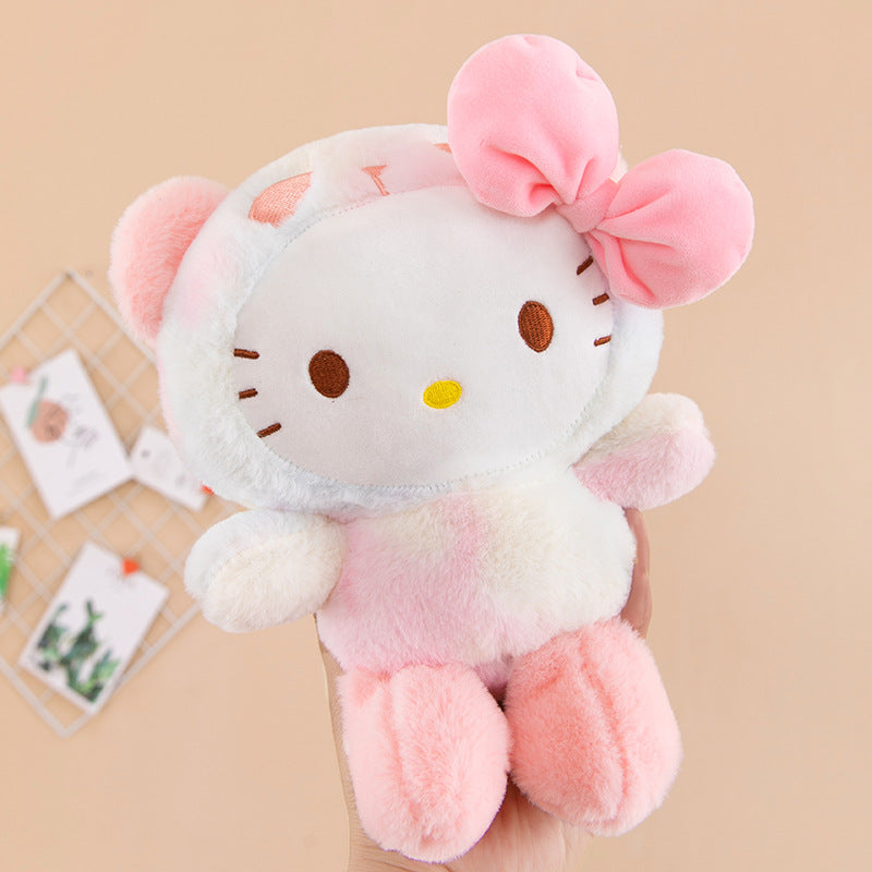 Sanrio 25Cm Anime Sanriod Toys Kawaii Kuromi  Cinnamorol Plush Soft Stuffed Animals Doll Plushie Pillow Children's Toys Gifts ALPENZO