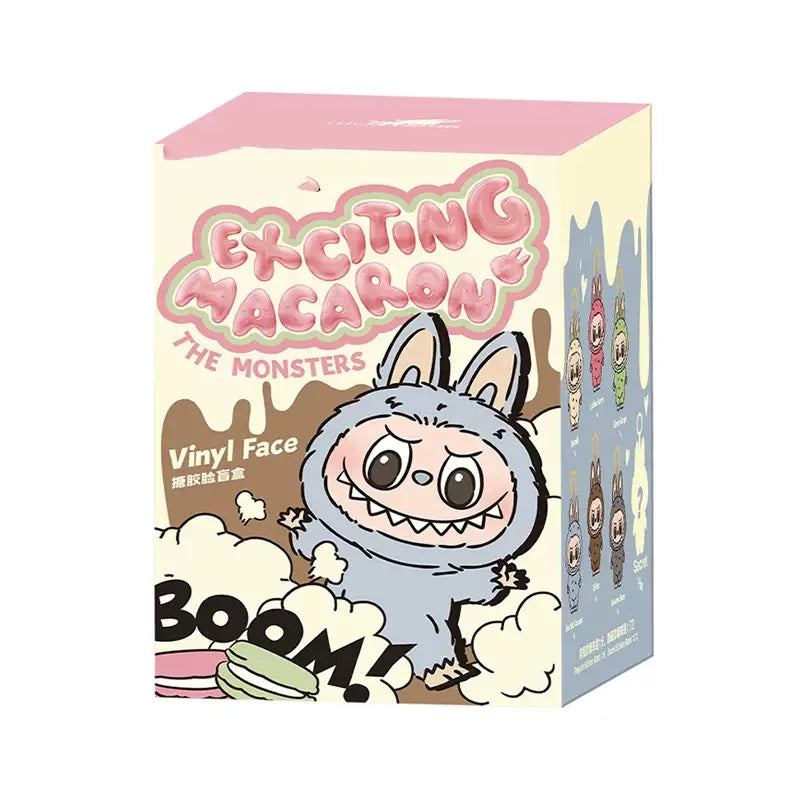 New Labubu The Monsters Heartbeat Macaron Enamel Face Blind Box Pvc Figurine Tabletop Ornament Kawaii Doll Kid christmas Gift ALPENZO