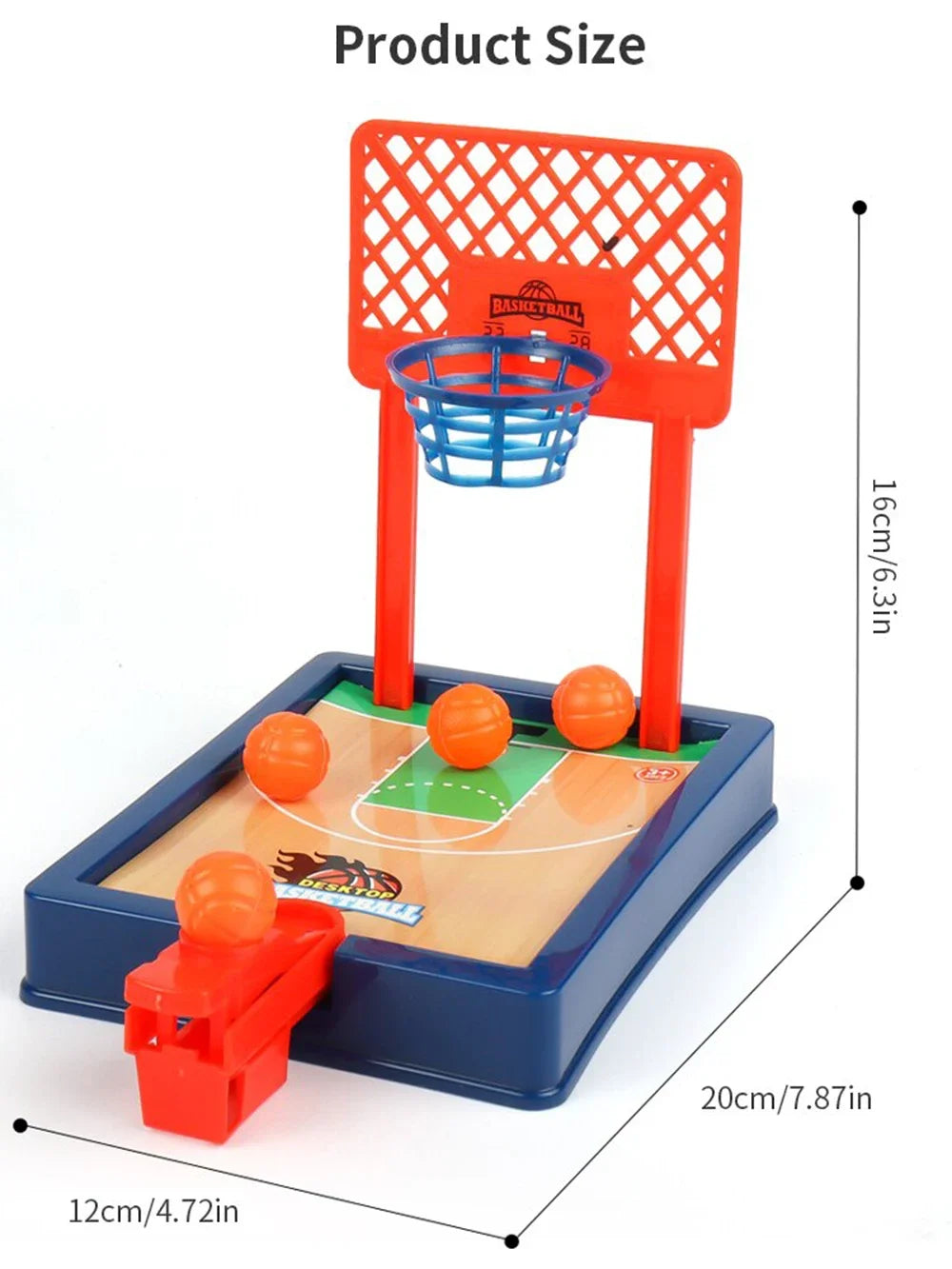 Mini basketball machine desktop portable travel or office game set, suitable for indoor or outdoor use. Fun toys Christmas gifts ALPENZO