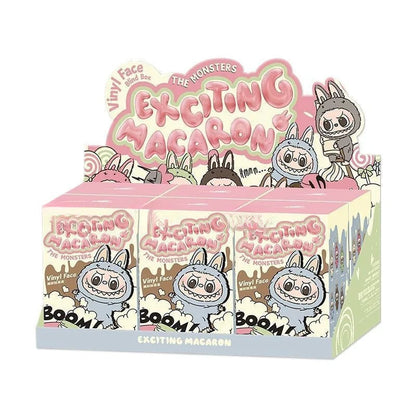 New Labubu The Monsters Heartbeat Macaron Enamel Face Blind Box Pvc Figurine Tabletop Ornament Kawaii Doll Kid christmas Gift ALPENZO