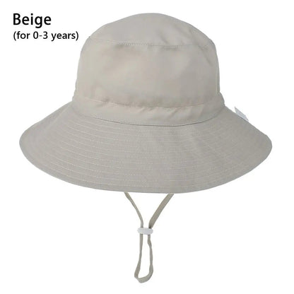 Outdoor Beach Hat Summer Baby Sun Hat for Girls Boys Kids Bucket Cap 0-8 Years ALPENZO