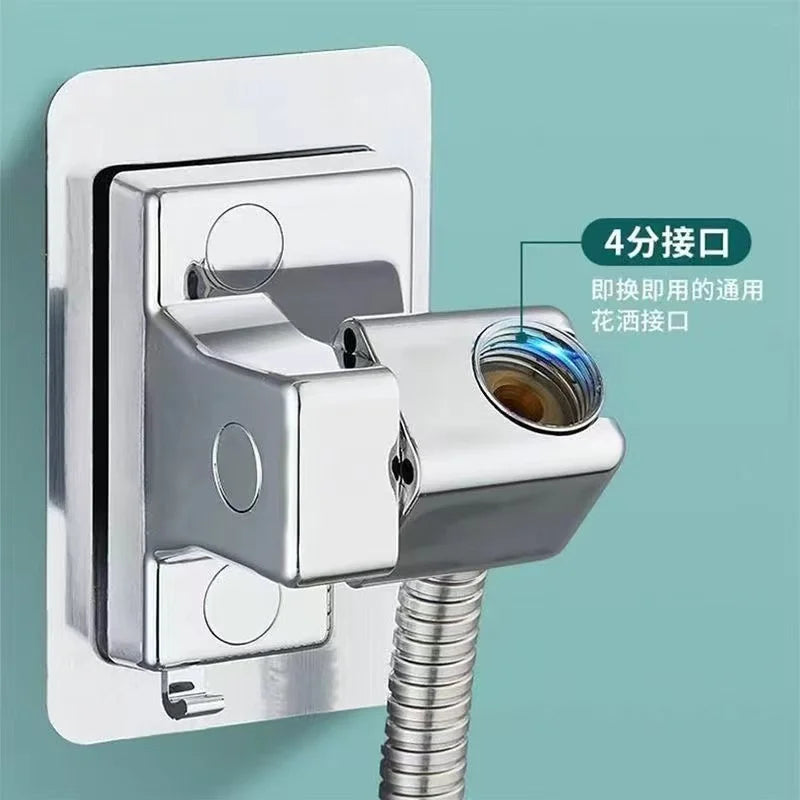 Soporte por Soffione Doccia, accesorio de apoyo por Doccia a Parete Regolabile Soffione Doccia Autoadesivo Staffa Portatile - ALPENZO