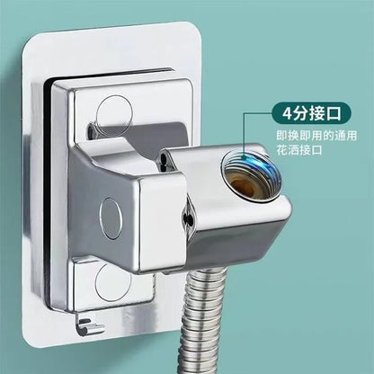 Soporte por Soffione Doccia, accesorio de apoyo por Doccia a Parete Regolabile Soffione Doccia Autoadesivo Staffa Portatile - ALPENZO
