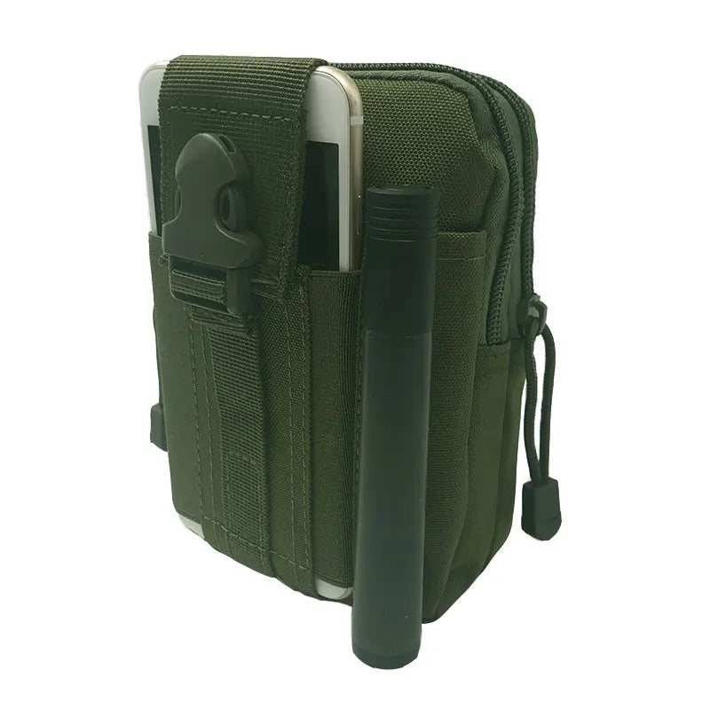 Molle Bag Waist Bag Camouflage Waterproof Nylon Multifunctional Casual Men Waist Bag Men Small Bag Phone Case