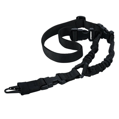 Tactical Gun Single Point Sling Adjustable Bungee Rifle Shoulder strap length for Airsoft Hunting Accessories Strap M4 with pad