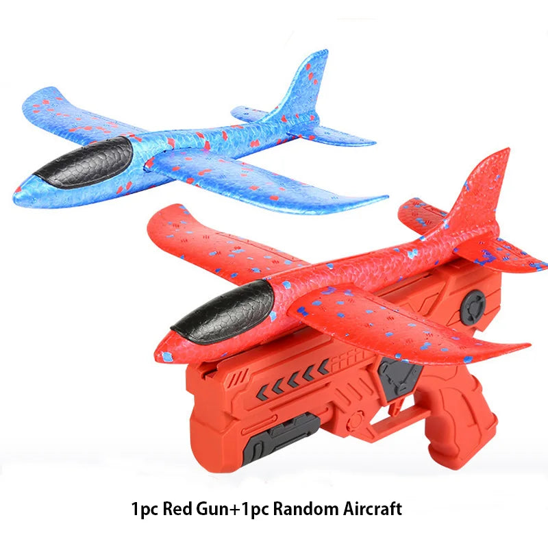 Children's Foam Ejection Aircraft Toys Parent-Child Interaction Outdoor Foam Aircraft Park ALPENZO