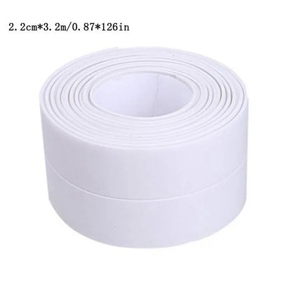 PVC Sealing Strip Tape Bathroom Bath Toilet Caulk Tape Self Adhesive Waterproof Mildew Proof Tapes For Kitchen Sink Wall Corner - ALPENZO