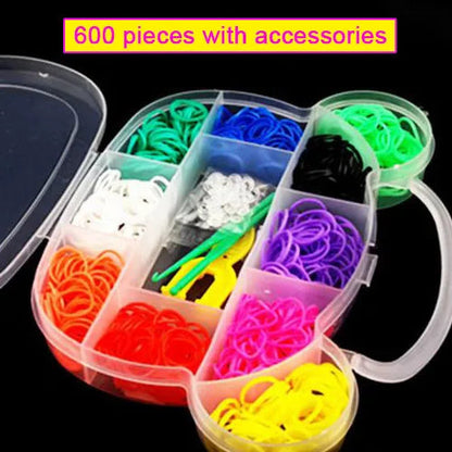 Pantone Color Western European Style Rubber Band Rainbow Knitting Machine Bracelets Loom Bands Arts & Crafts, DIY Toys ALPENZO
