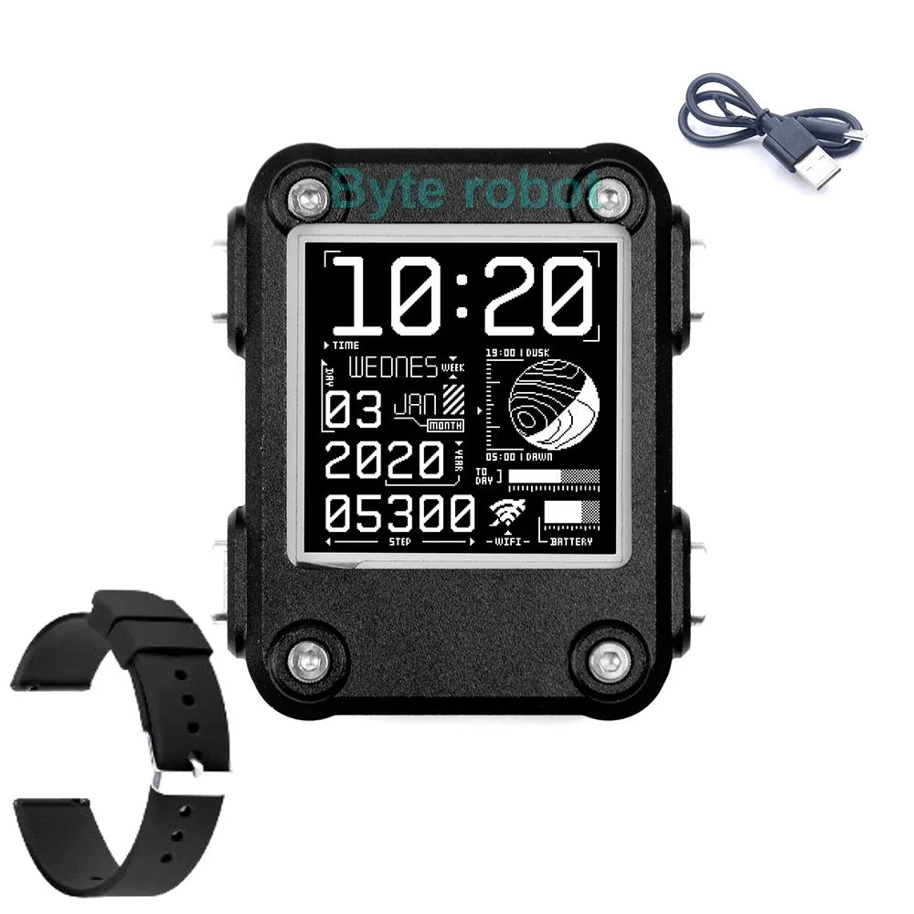 ESP32 Open Source Watchy V2.0 Gift E-ink Display Smart Watch For Arduino Robot DIY Kit Connect With Bluetooth And Wifi Robot Kit ALPENZO