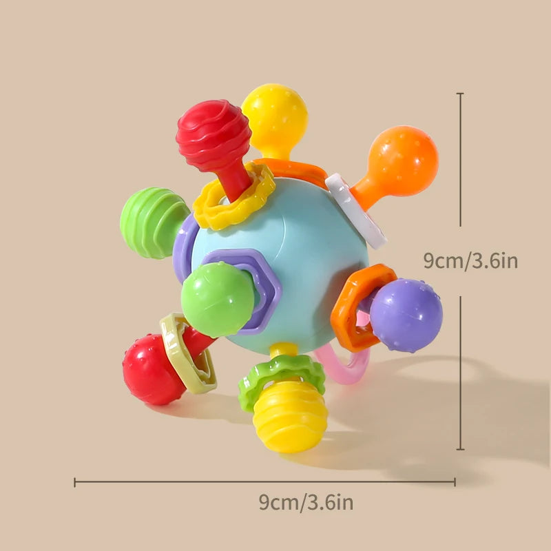 Soft Hand Grasping Ball Baby Toy Xingdun Ball Birthday Gift for 0-3 Year Old Babies ALPENZO