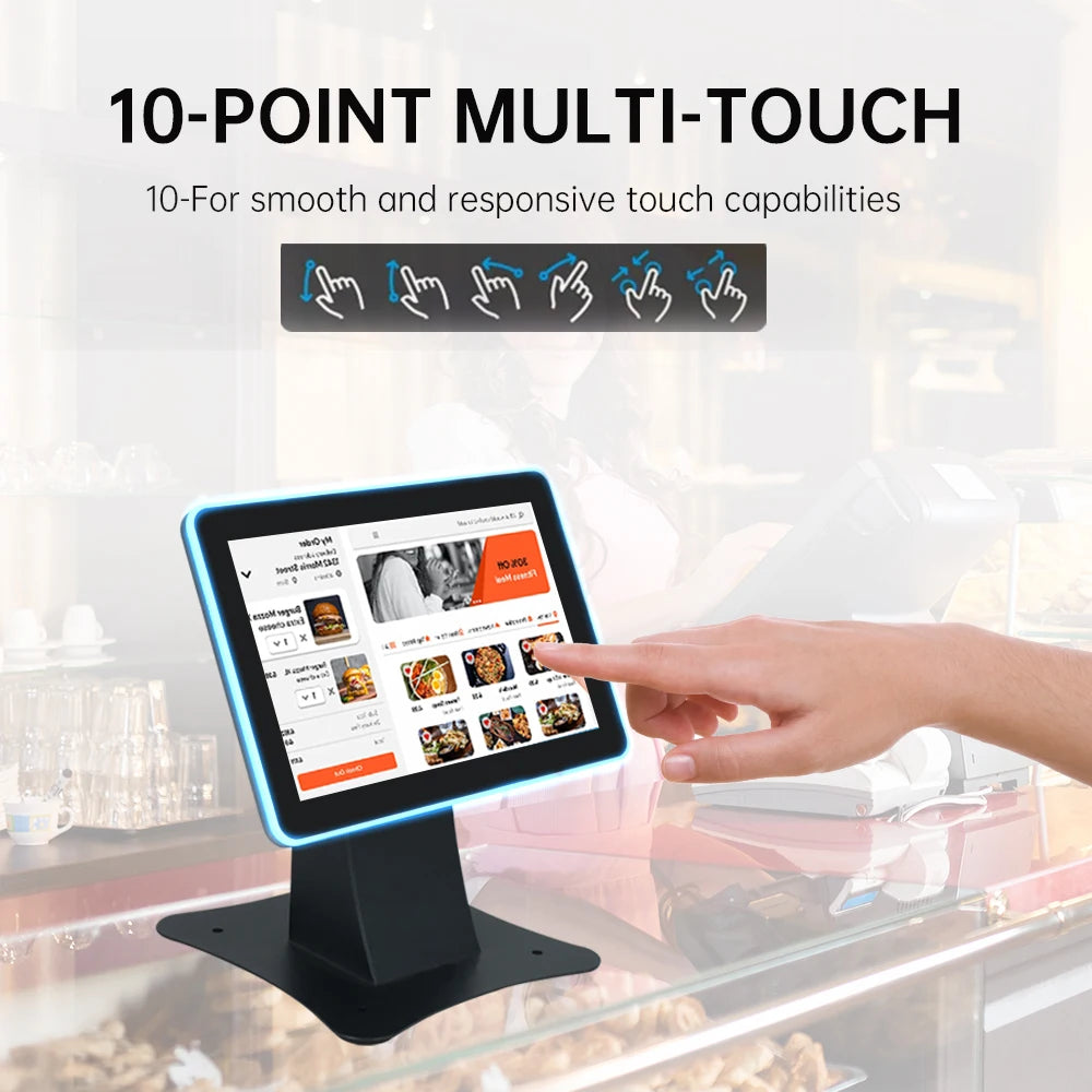 10 15.6 18.5 21.5 Inch Android 11 POS Touchscreen Monitor Tablet Multi-Touch-Screen-Display for Retail Restaurant,, Bar, Gym - ALPENZO