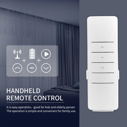 Smart Tuya Wifi/Zigbee Electric Curtain Shutter Motor with RF Remote 22.5CM Size APP Control Alexa Google Assistant SmartThings - ALPENZO