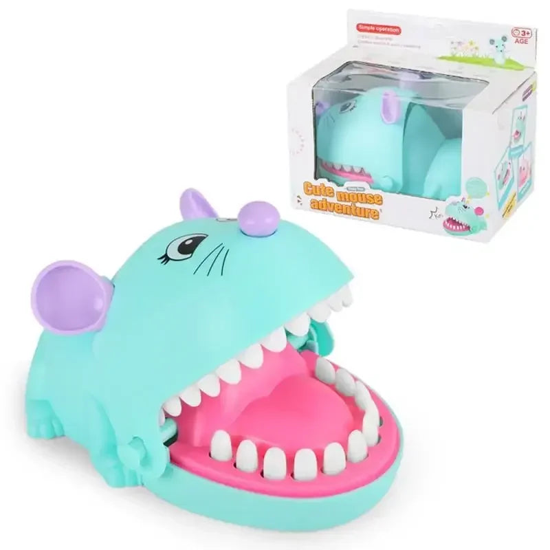 Crocodile Teeth Toys Children's Crocodile Bites Fingers Reaction Training Novelty Children's Lucky Game Trick Decompression Toy ALPENZO