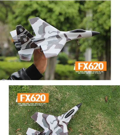 RC Foam Aircraft SU-35 Plane 2.4G Radio Control Glider Remote Control Fighter Plane Glider Airplane Foam Boys Toys for Children ALPENZO